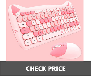 Pink Accessories - Cute Cat Keyboard& Mouse