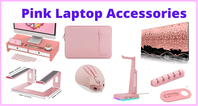 Pink Laptop Accessories
