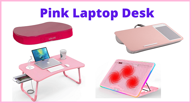 Pink Laptop Desk