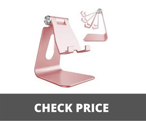 Pink laptop accessories Mobile stand