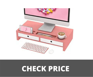 Pink monitor stand riser