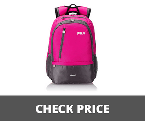  pink backpack laptop Fila
