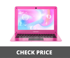 Toposh laptop for kids pink