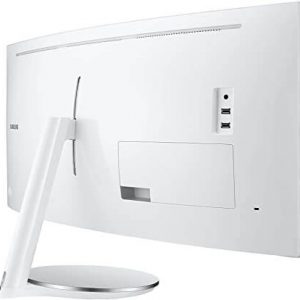 samsung lc34j791wtnxza 34-inch cj791 ultrawide curved gaming monitor, white