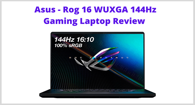 asus - rog 16 wuxga 144hz gaming laptop review