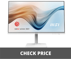 MSI white monitor pc